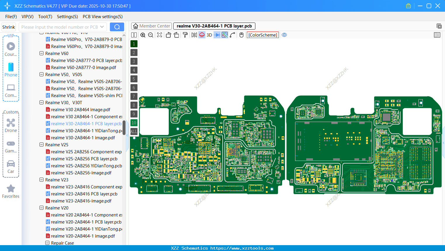 Realme V30-2AB464-1 PCB Layer